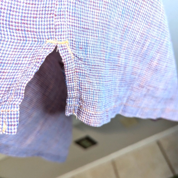 True Grit 100 % Linen Men's Shirt Size XXL - Picture 4 of 4